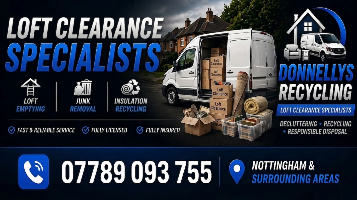 Donnelly's Recycling house clearance specialists billboard