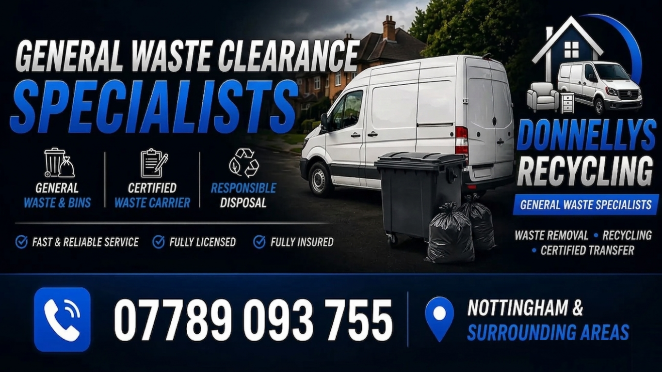 Donnelly's Recycling house clearance specialists billboard