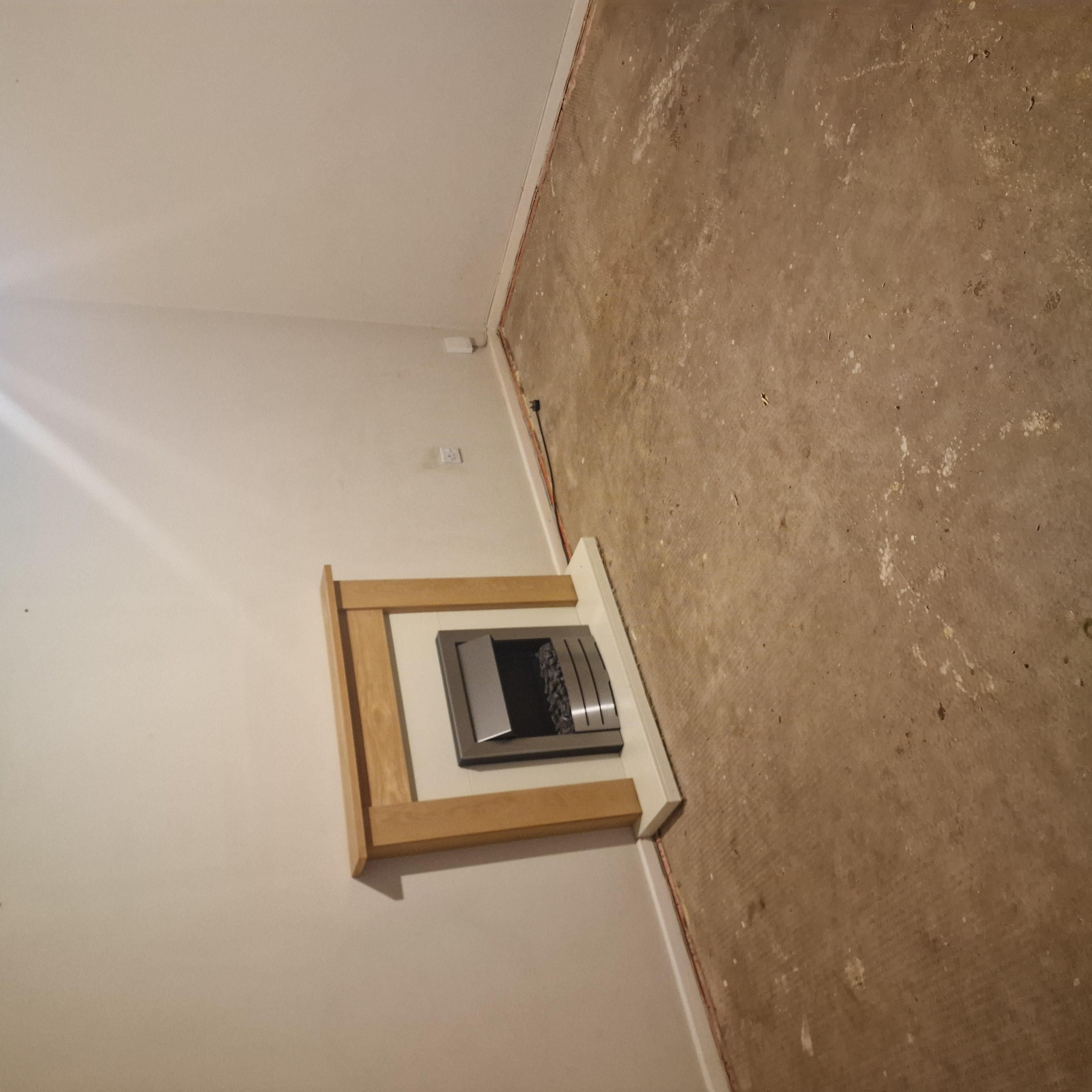 Fully cleared, empty living room after a house clearance in Nottingham