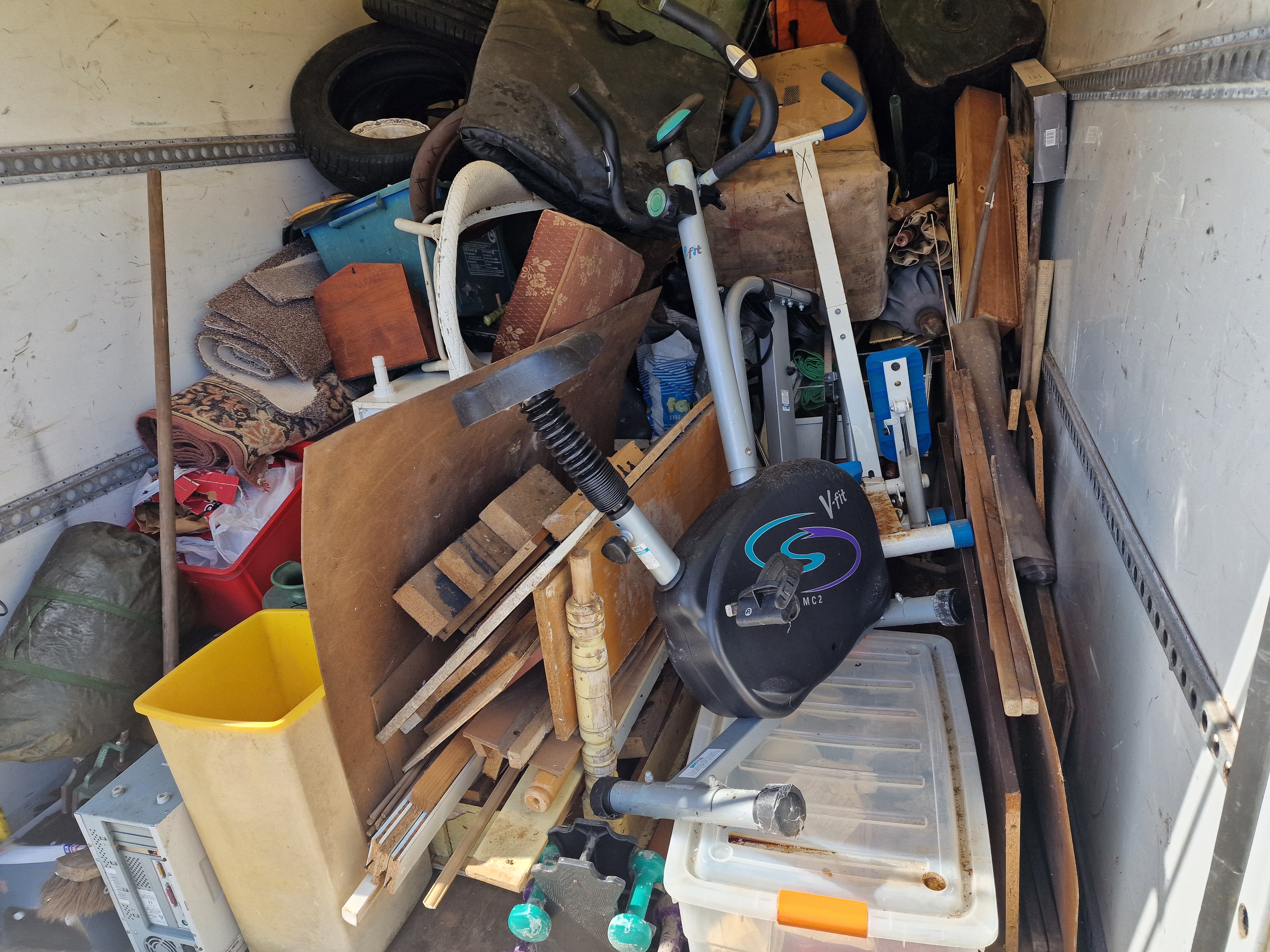 Loaded van for Selston clearance